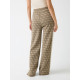 Guess Γυναικείο παντελόνι Flared ribbed sweatpants